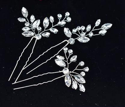 Crystal Hairpin Trio