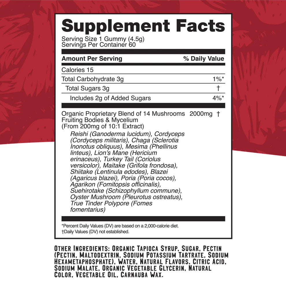 Troomy Nootropics Mushrooms Gummies