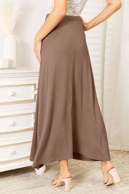 Double Take Soft Maxi Skirts