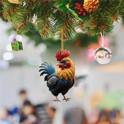 Acrylic Rooster Ornaments