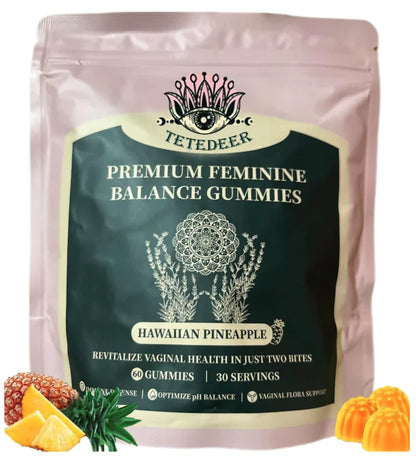 Vital Organic Natural Nutrition Feminine pH Balance Gummies