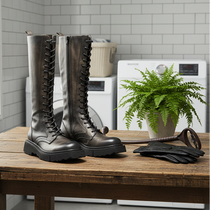 Vintage Leather Martin Riding Boots