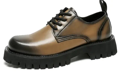 Saintnjord Genuine Cowhide Leather Oxford Shoes