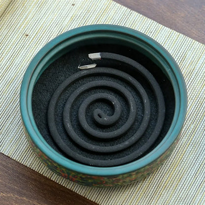 Enamel Ceramic Incense Coil Burners