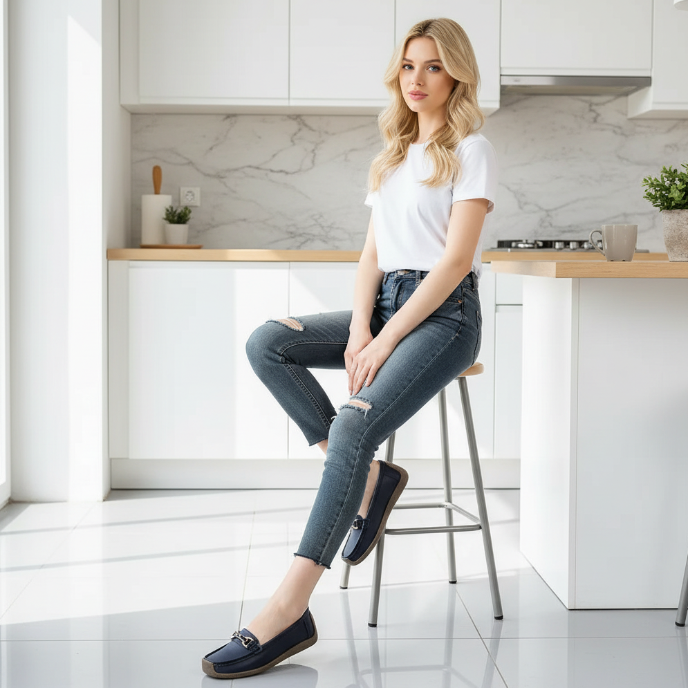 Damascus Leather Loafers