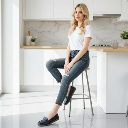 Damascus Leather Loafers