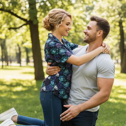 Hawaiian BloomZ Boxy Shirt