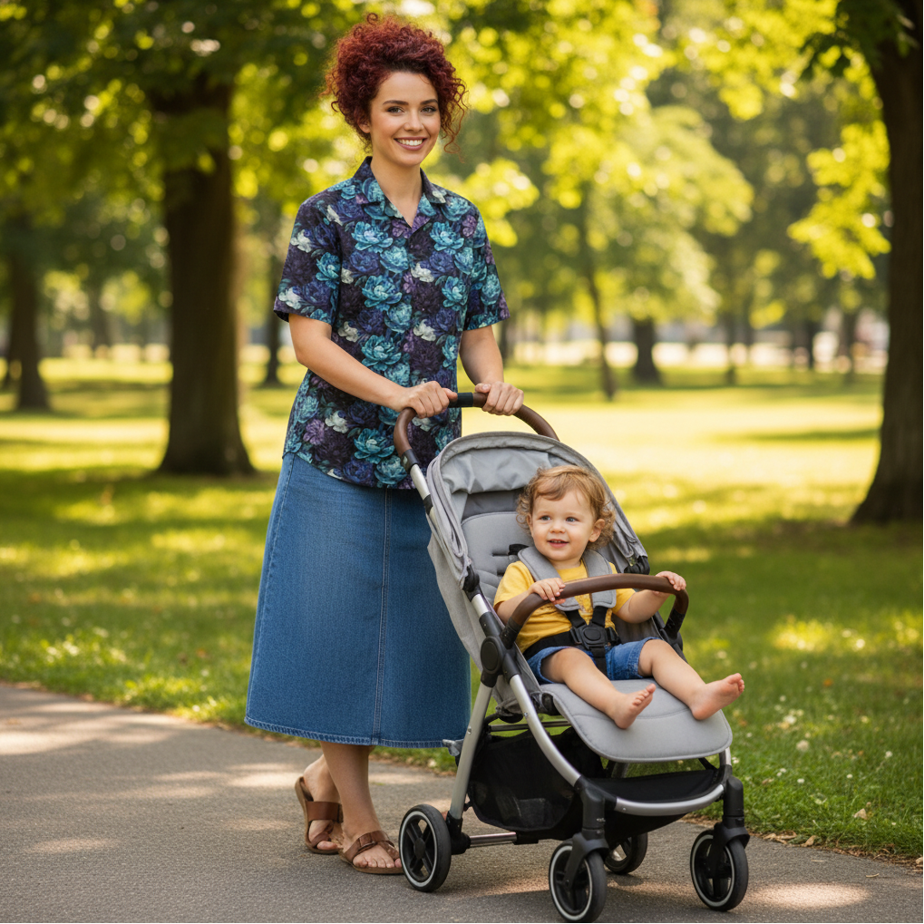 Hawaiian BloomZ Boxy Shirt