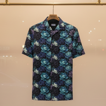 Hawaiian BloomZ Boxy Shirt
