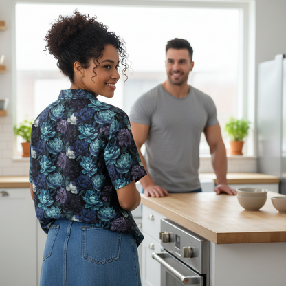 Hawaiian BloomZ Boxy Shirt