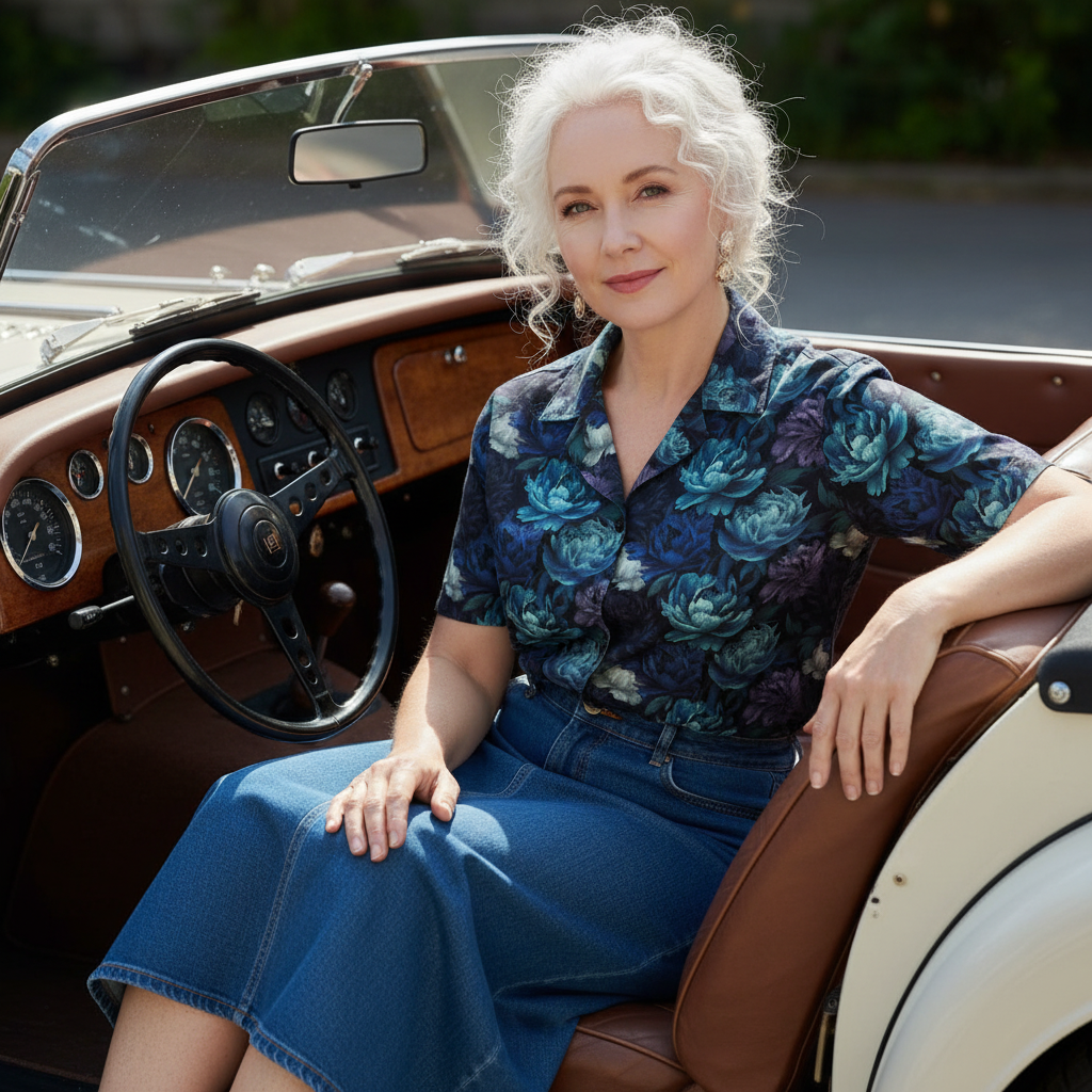 Hawaiian BloomZ Boxy Shirt