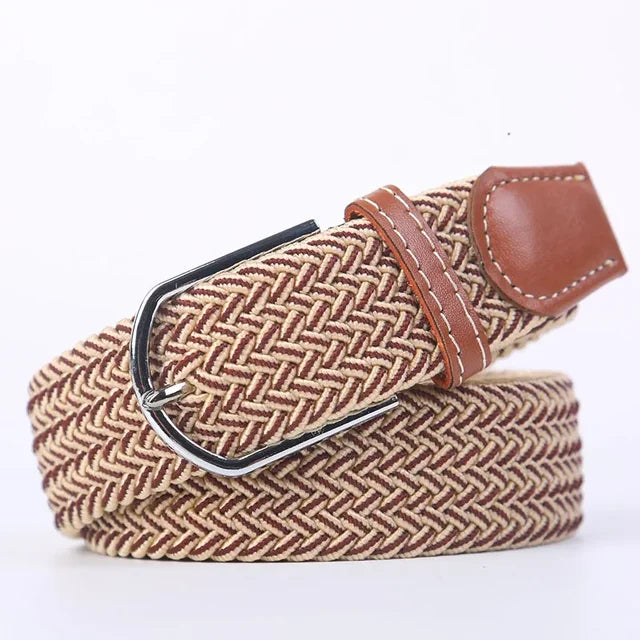 Casual Woven Fabric Elastic Belts