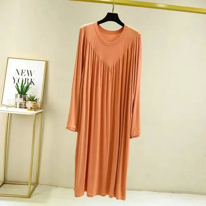 Modal Long Sleeve Nightgowns