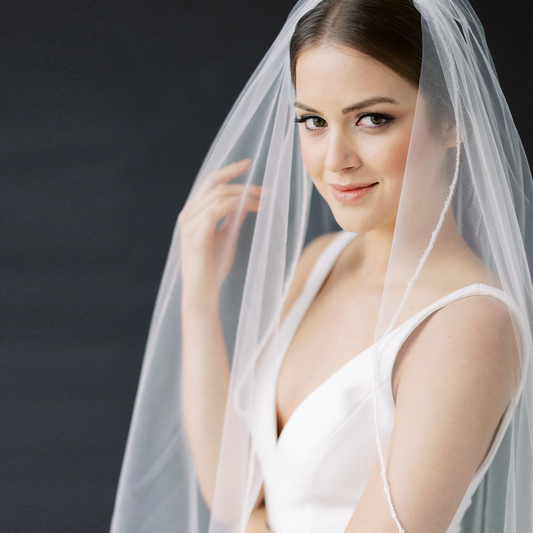 TOPQUEEN Fatin Tulle Wedding Veils