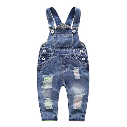 Kid's Ripped Denim Overalls – Body & Soul - Gifts from the Heart