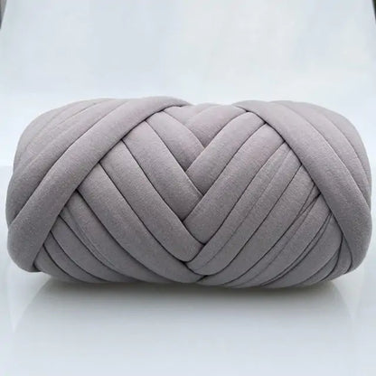 Chunky Handmade Wool Knitted Pillow