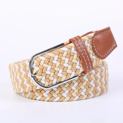 Casual Woven Fabric Elastic Belts