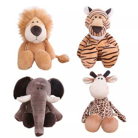 Huggable Plush Jungle Toys