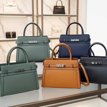 Birkin Inspired Genuine Leather Handbags - The New York Collection