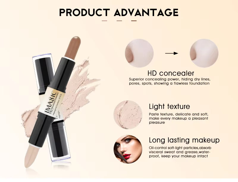 IMAGIC Creamy Dual Concealer and Contour Stick