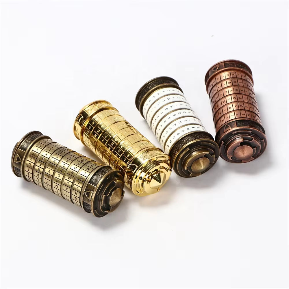 Cryptex Da Vinci Code Mini Lock with Hidden Compartment
