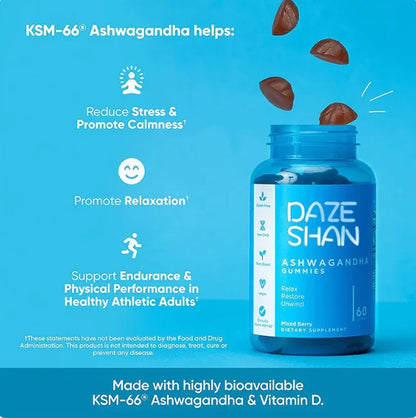 Daze Shan Ashwagandha Gummies