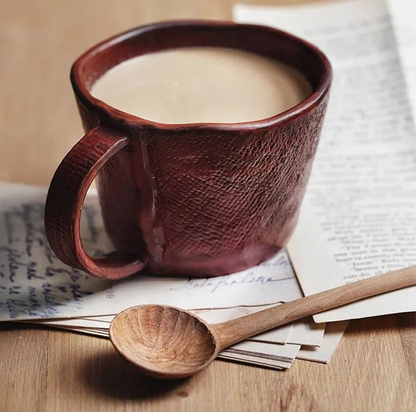 Handcrafted Japanese Pottery Coffee Cup Set