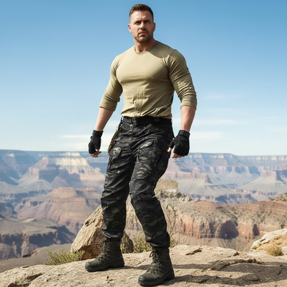 AKNAVY Camouflage Tactical Cargo Pants