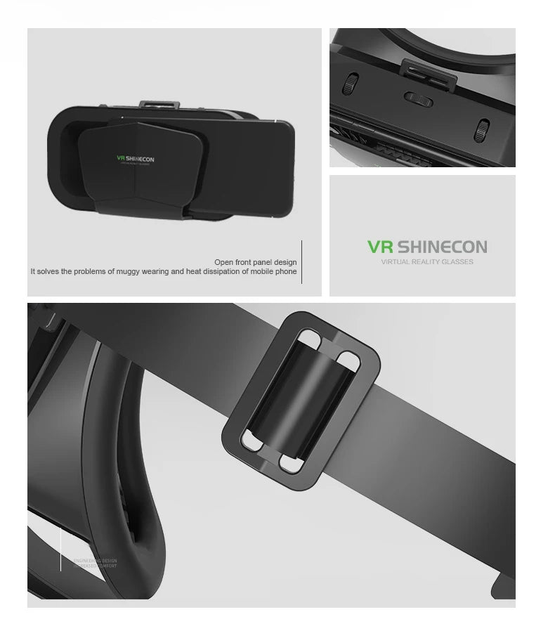 SHINECON G10 Mobile Phone 3D Virtual Reality Headset