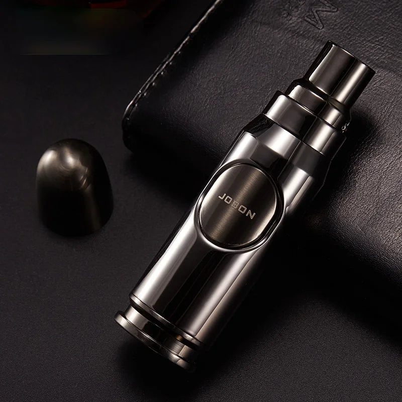 JOBON Metal Bullet Shaped Windproof Butane Lighter