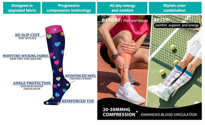 Cross-Border Double Compression Socks
