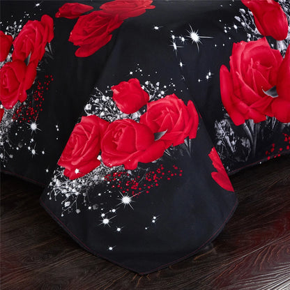 Rose Duvet & Pillowcase Bedding Sets