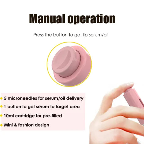 Lip Booster Titanium Micro Needle Roller