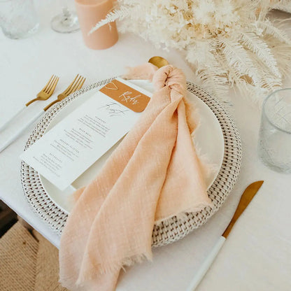 Gauze Cotton Napkins (24 Pieces)