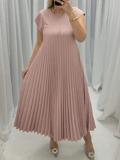 Zanzea Pleated Maxi Dress