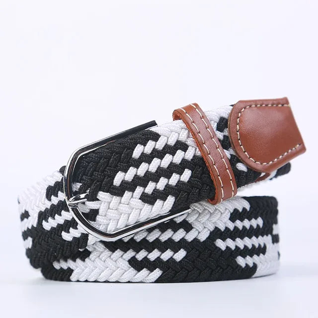 Casual Woven Fabric Elastic Belts