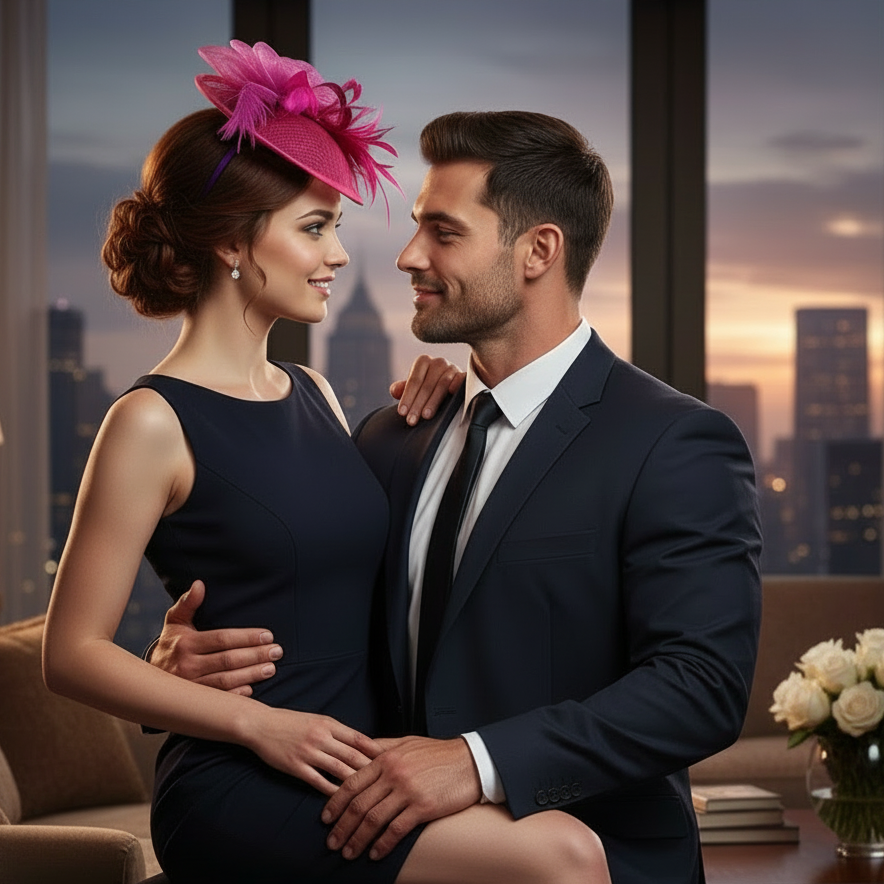 Ostrich Feather Fascinators