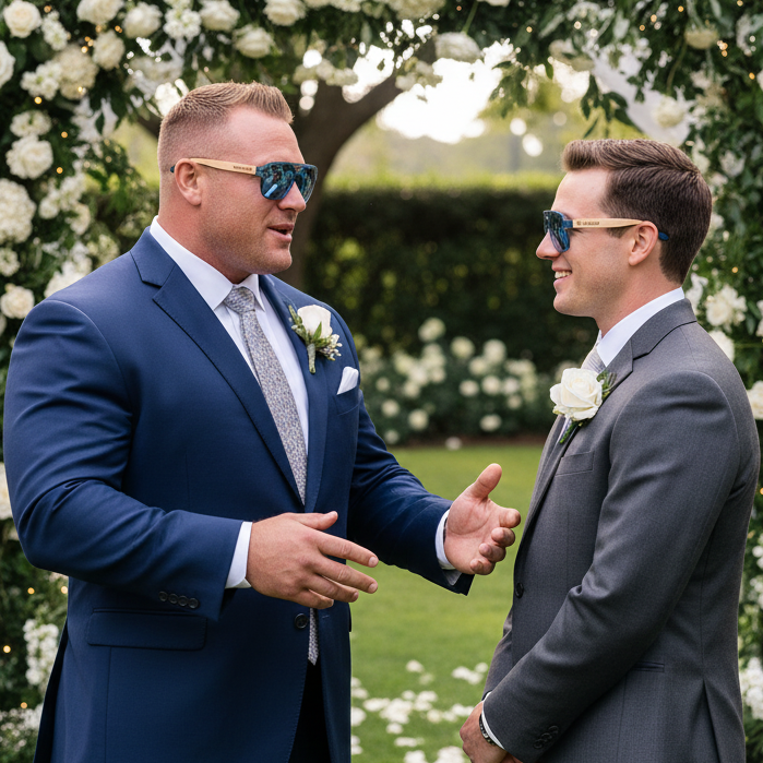 Oi Wood Polarized UV Protection Sunglasses