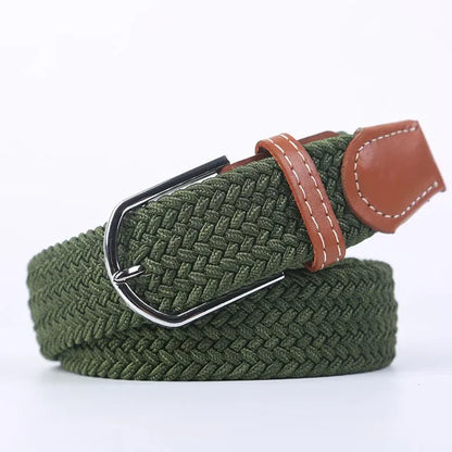 Casual Woven Fabric Elastic Belts