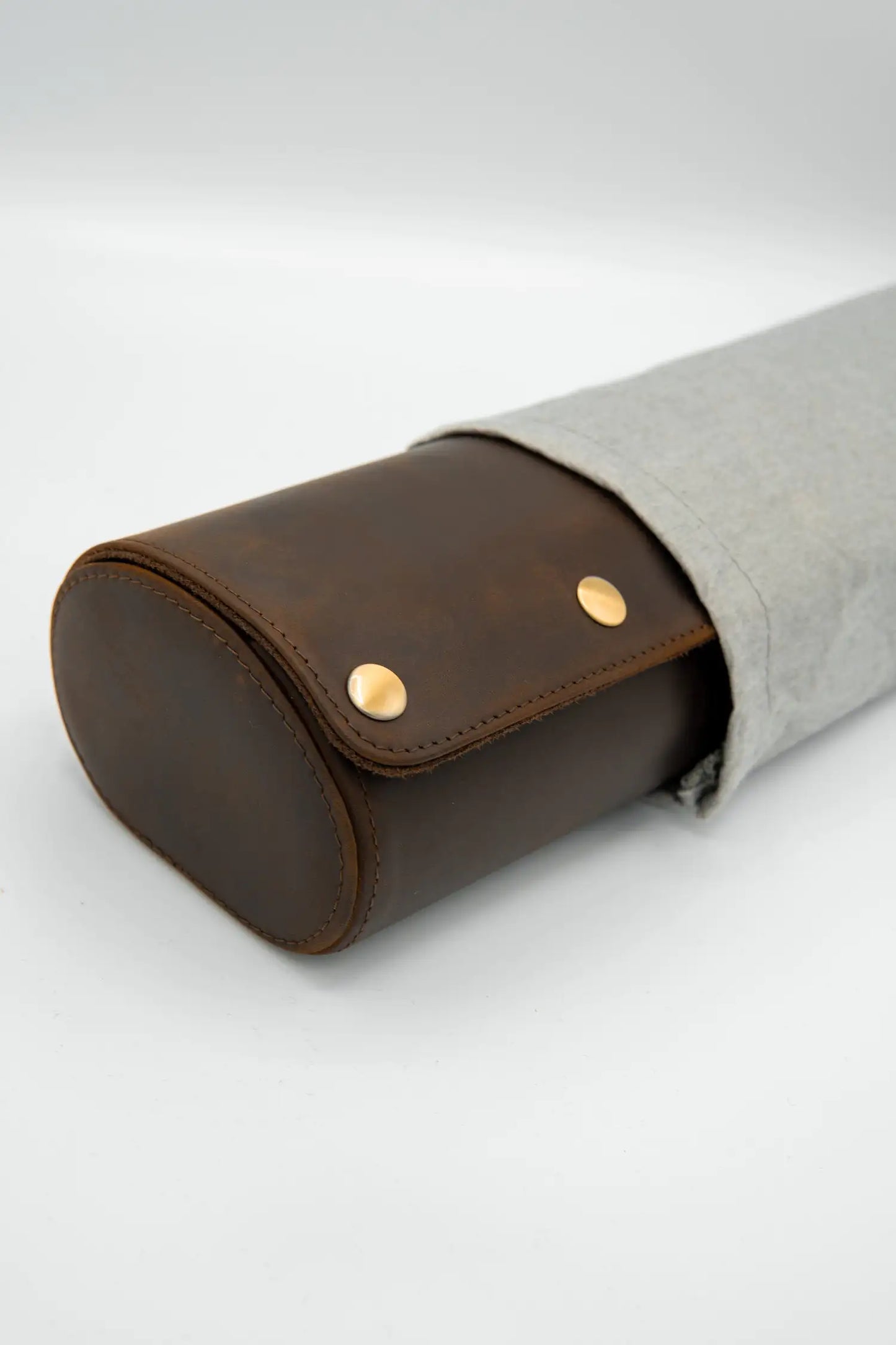 Vintage Leather Watch Rolls