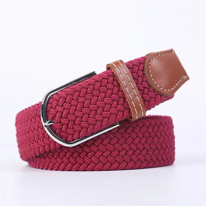 Casual Woven Fabric Elastic Belts