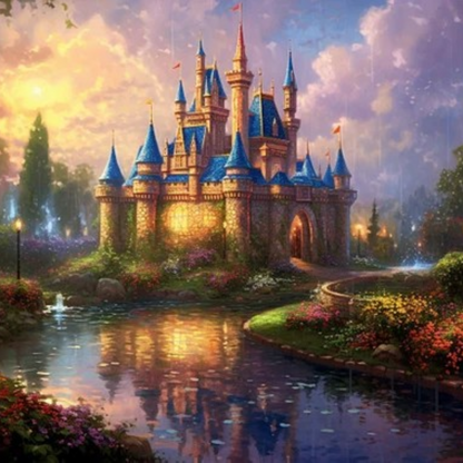 Gaming Mouse Pad - Kinkade Disney Castle