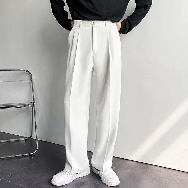 Wide Leg Suit Pants