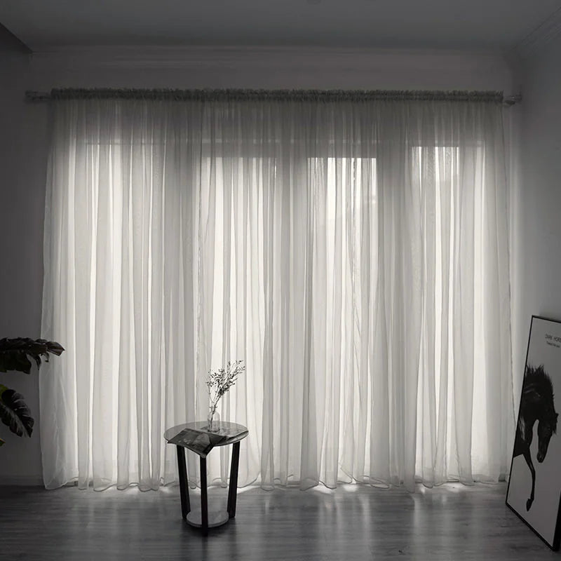 Classic Sheer Polyester Gauze Curtains