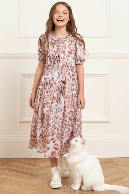 Pompadour Garden Giselle Chiffon Dress