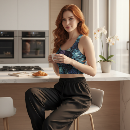 Recycled Longline Compression BloomZ Sports Bra