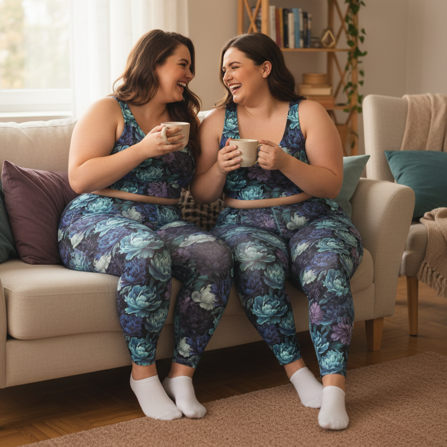 Recycled Longline Compression BloomZ Sports Bra