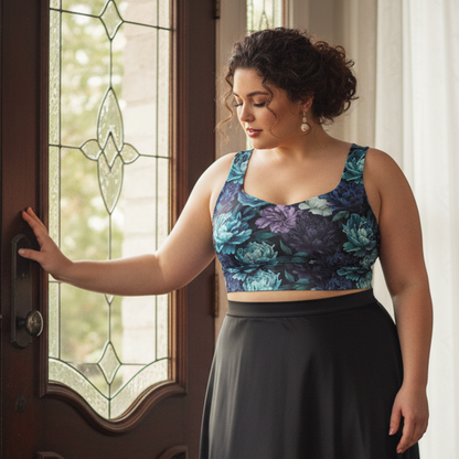 Recycled Longline Compression BloomZ Sports Bra