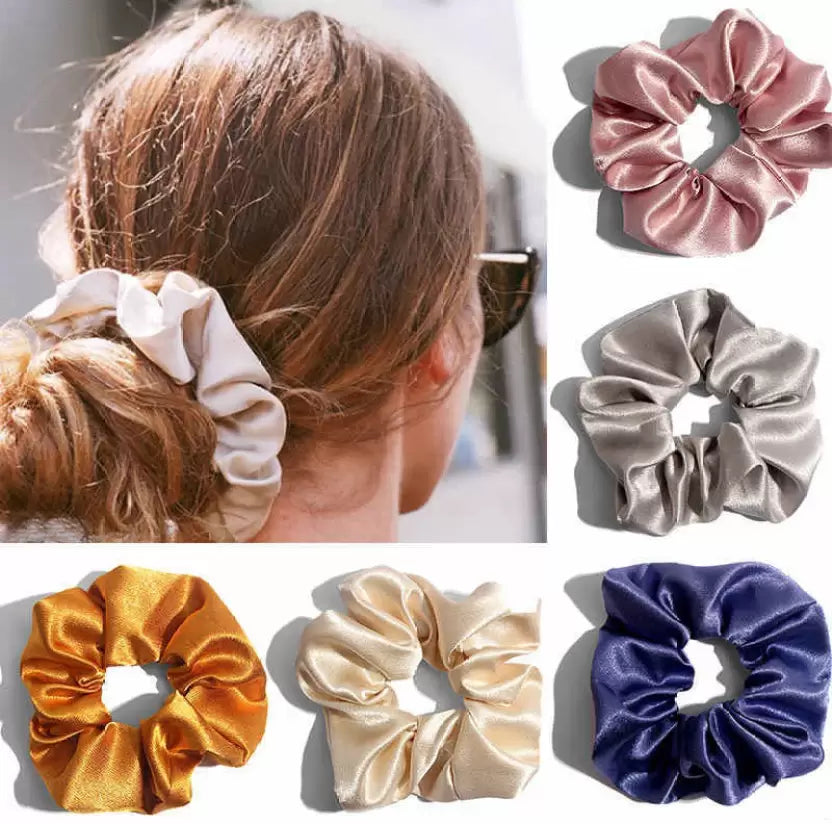 Lily Silk Hair Scrunchies