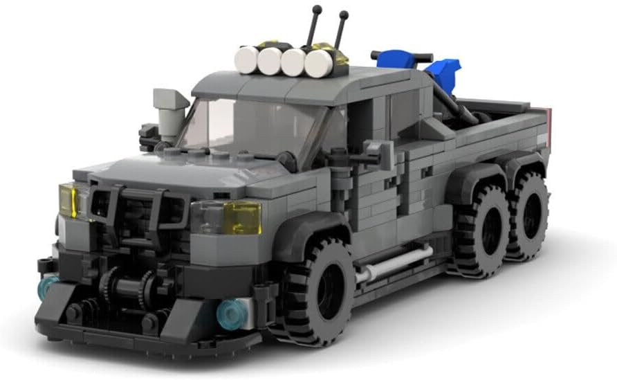 MOC Lego Model Building Blocks Champion Racer SUV